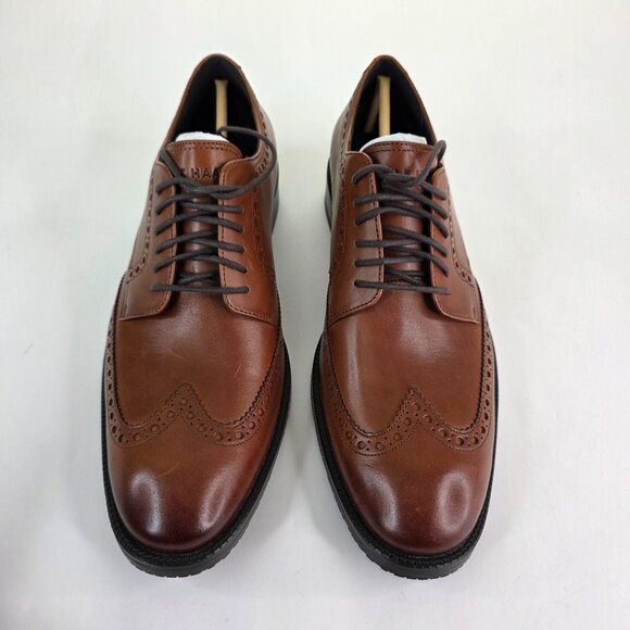 COLE HAAN Modern Essentials Wingtip Oxford Men\'s Size 8.5 M British Tan main image 11